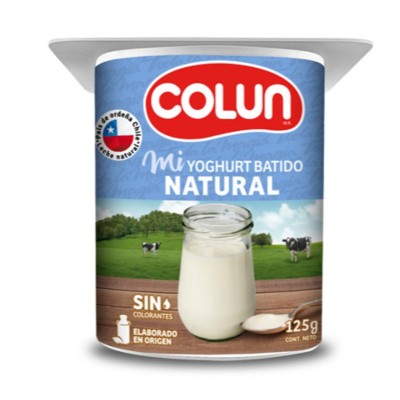 COLUN YOGHURT NATURAL 125GR