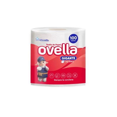 OVELLA TOALLA DE PAPEL 100 MTS