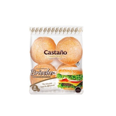 CASTAÑO PAN HAMB BRIOCHE XL...